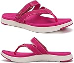 COFACE Femmes Mode Orthotic Flip Flops Dames Slip sur léger Athletic Yoga Mat Cushion String Sandales Summer Beach Avec confortable Plantar Fasciitis Arch Support