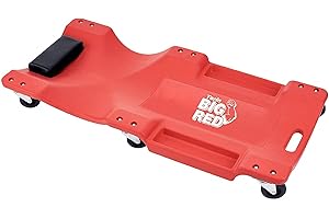 Torin TRP6240 Low Profile Creeper: 40" Garage Mechanic Rolling Cart with Tool Trays