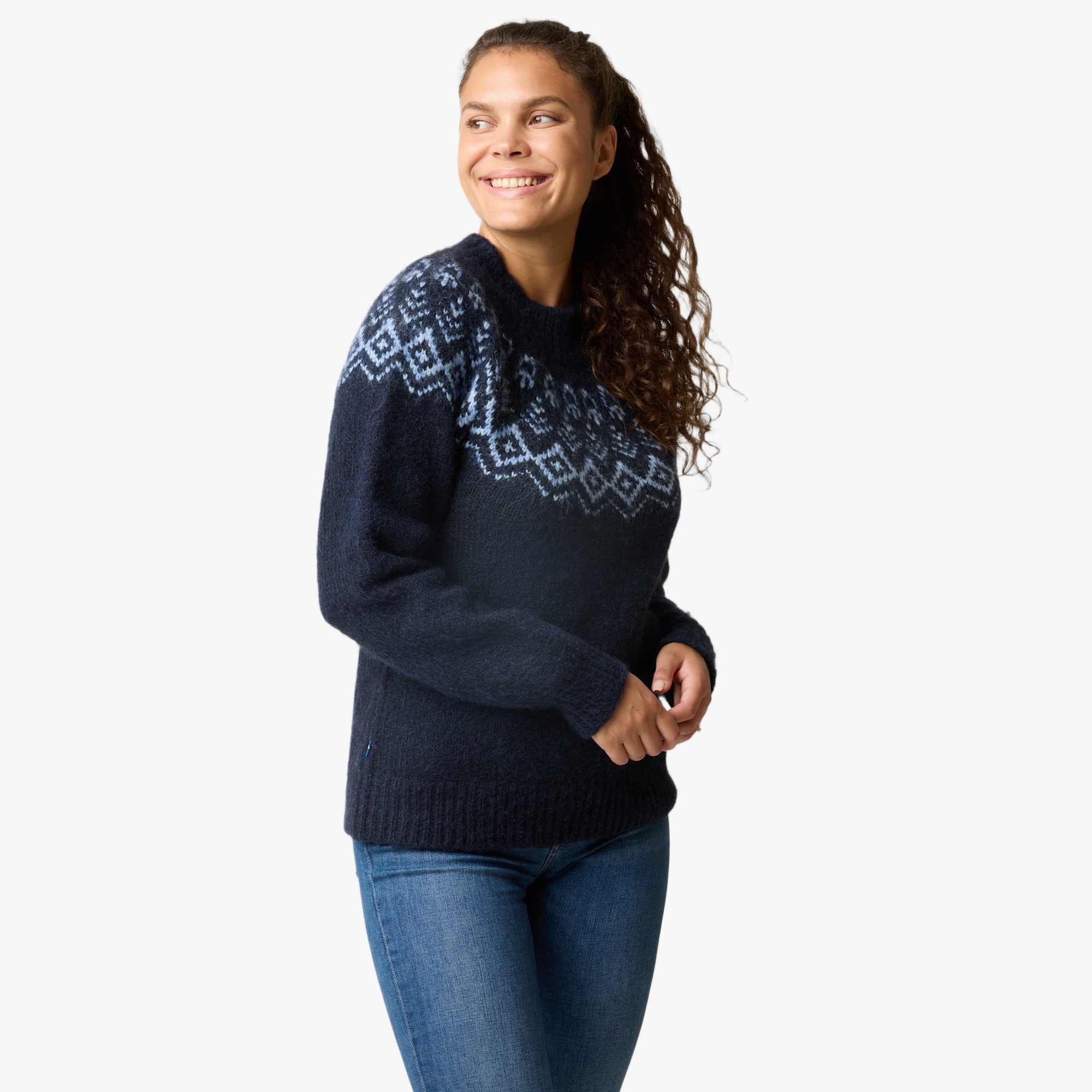 Swedemount Lofoten - Maglione di lana da donna, caldo maglione di lana