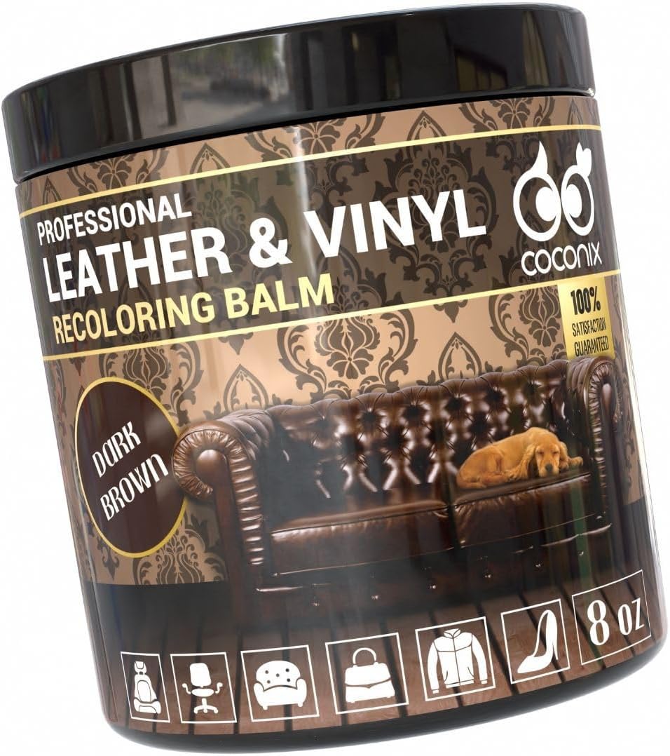 Coconix Brown Leather Repair Kits For Couches Vinyl & Upholstery