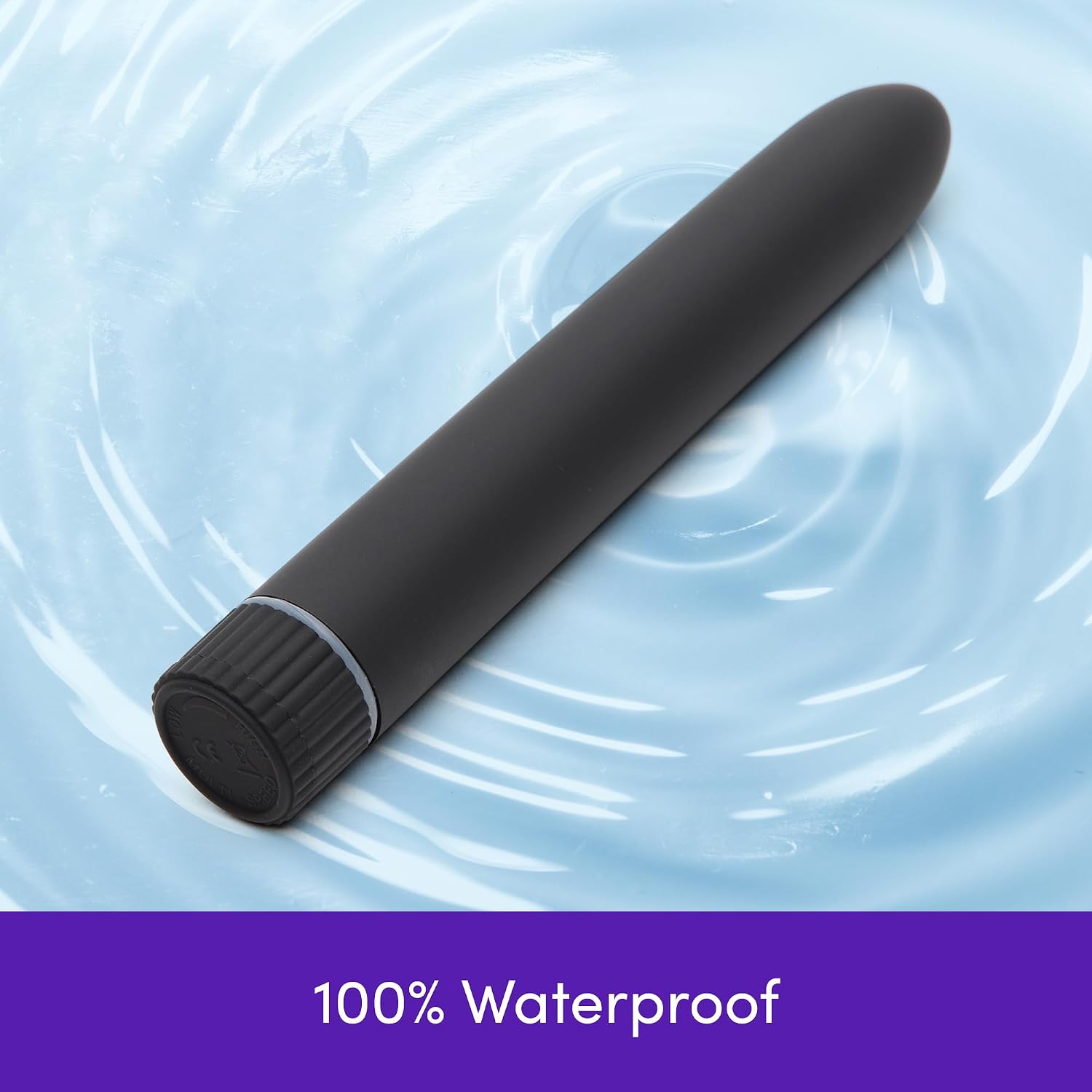 Lovehoney Black Beauty Classic Vibrator - Plastic - Multispeed Vibrations - Waterproof