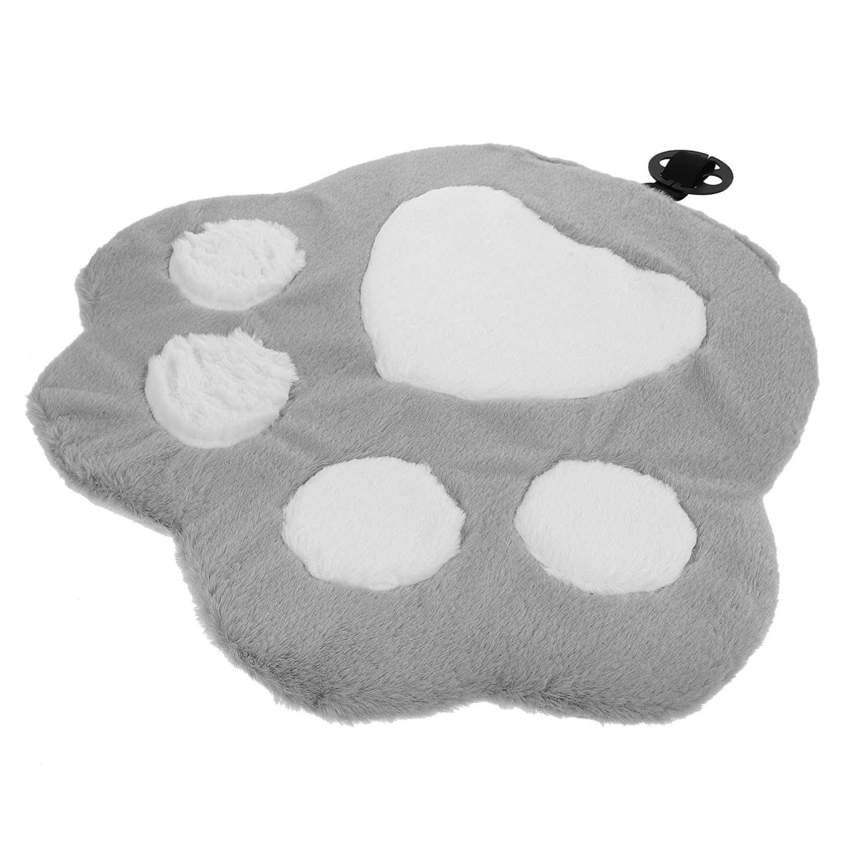 Mikinona Tapis de Siège Auto Mignon Confortable et Respirant Forme Patte de Chat Coussin de Siège de Voiture en Peluche pour Temps Froid en Voiture