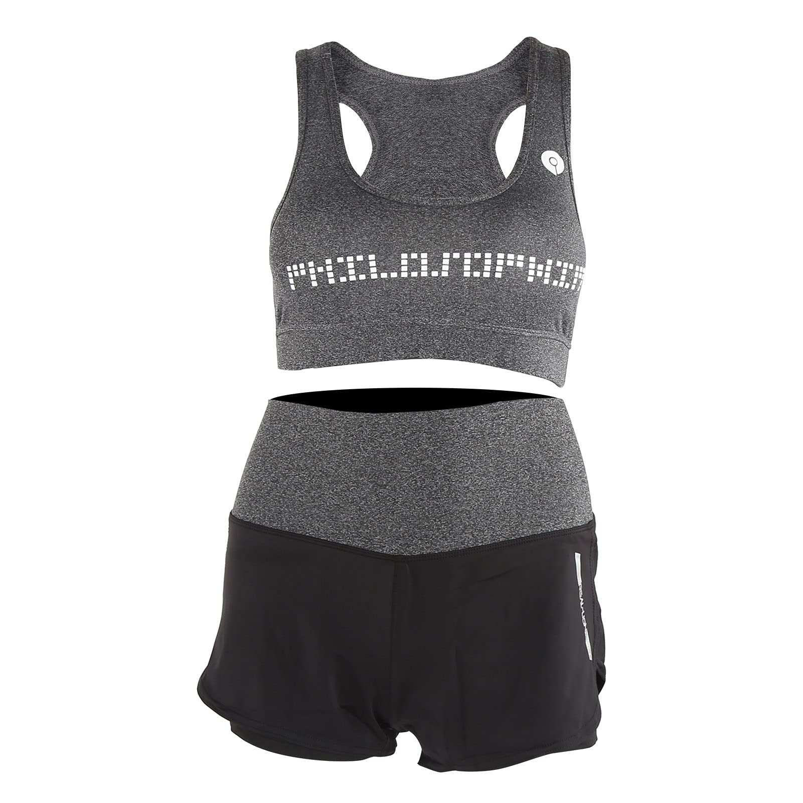 Set da Yoga da Donna 5 Pezzi, Comodo Abbigliamento Sportivo Elasticizzato per Yoga e Fitness, Materiale in Poliestere Ad Asciugatura Rapida, Adatto per L'allenamento e L'uso Quotidiano