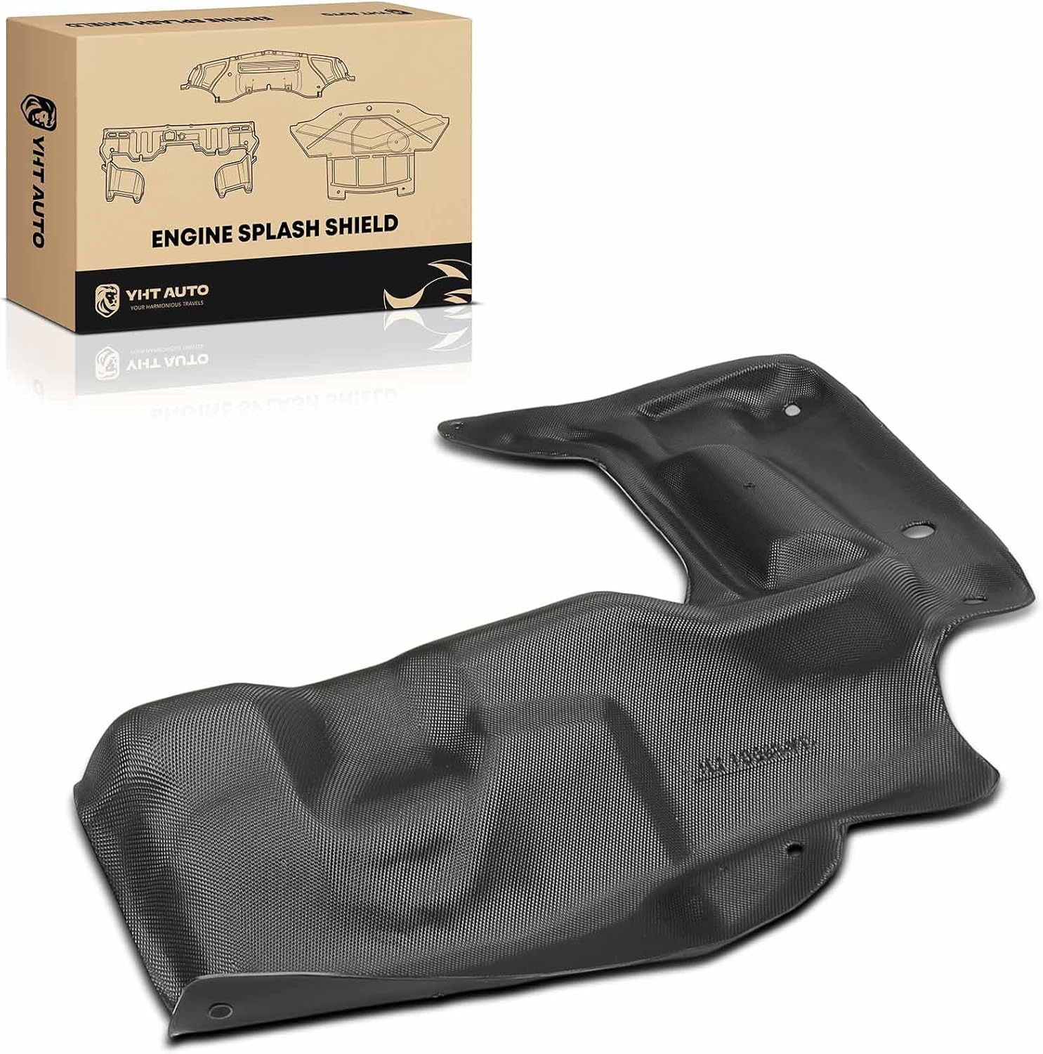 YHTAUTO Front Left Driver Side Engine Splash Shield Compatible with Toyota Corolla/Matrix 2009-2013, Splash Guard Engine Case Guards