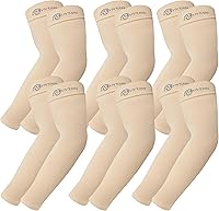 Vista 33 de BHYTAKI Mangas de Protección Solar UV, Mangas de Compresión de Brazo con Enfriamiento UPF 50 para Deportes para Hombre Mujer Adolescente