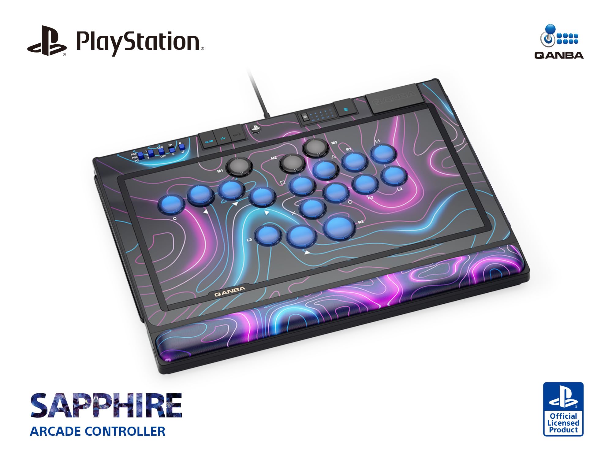 Amazon.co.jp: Qanba Sapphire Arcade S1 Leverless Arcade Controller