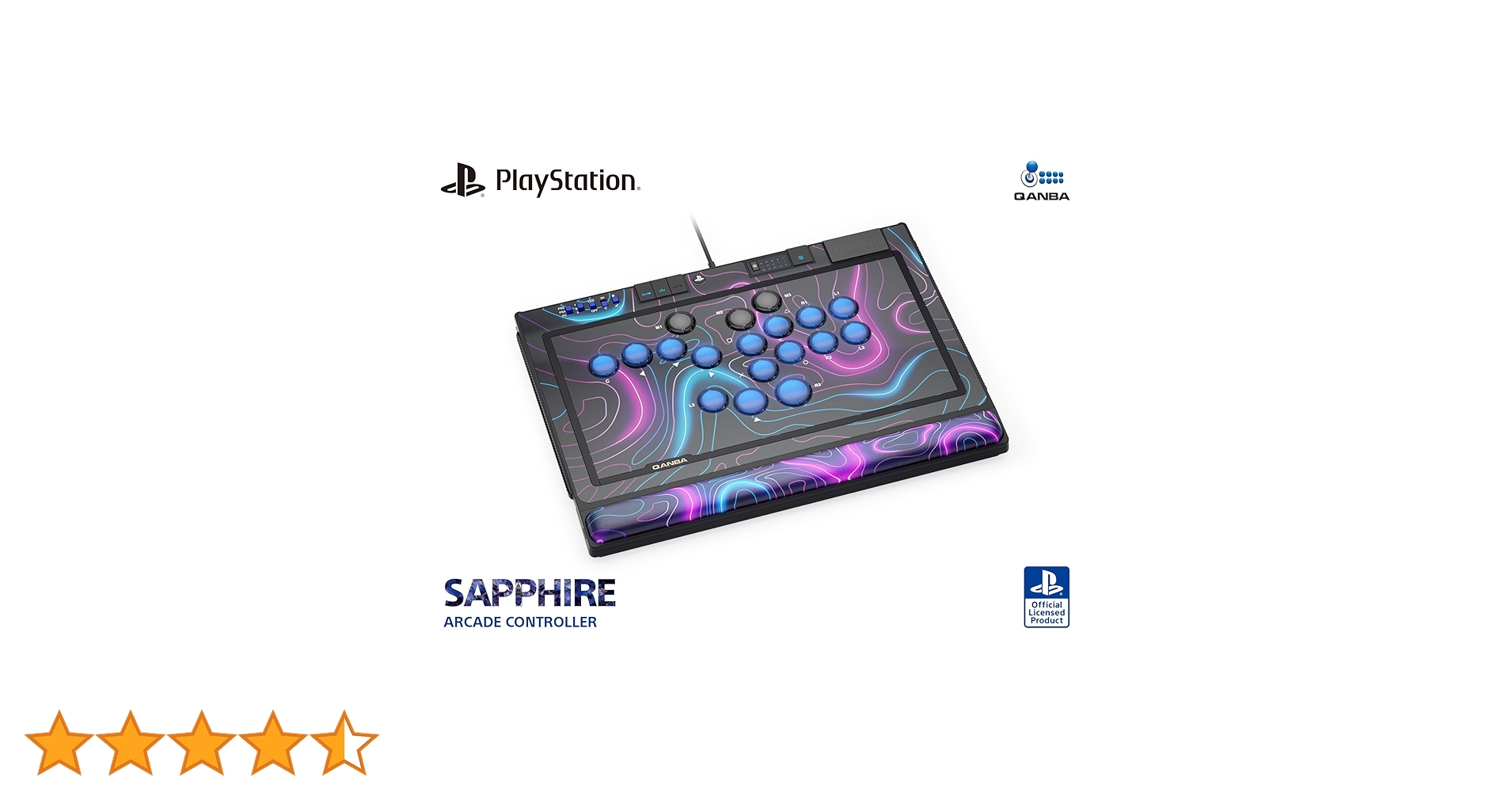 Amazon.co.jp: Qanba Sapphire Arcade S1 Leverless Arcade Controller