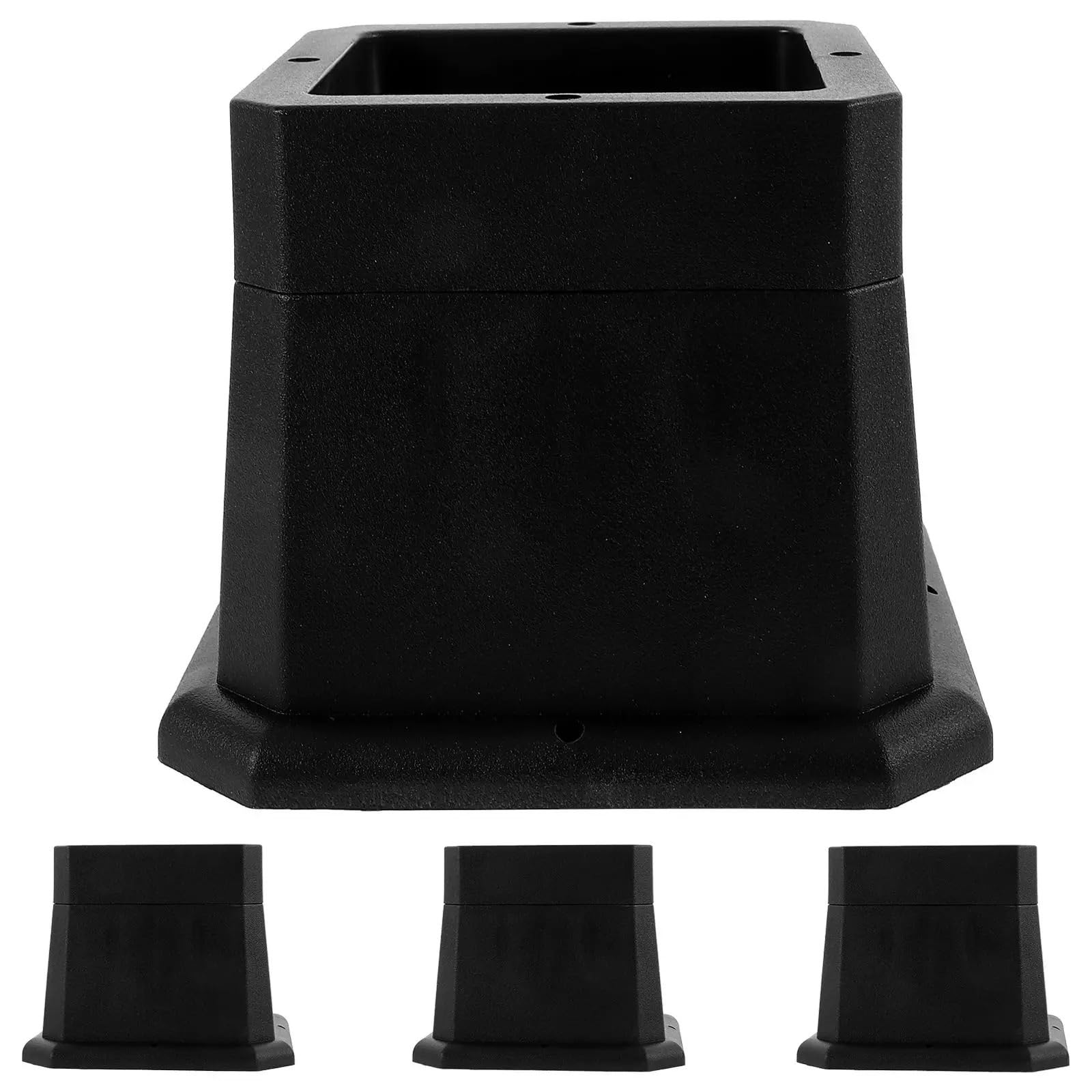 4 Pcs Furniture Risers 3 Inch Heightening Pads For Bed Legs Chair Table Desk Feet Lifter Pad Sofa Raiser Storage