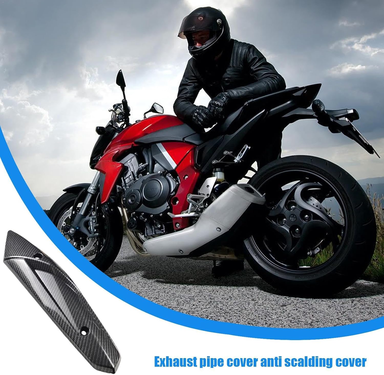 Motorcycle Exhaust Heat Guard | Motorcycle Heat Silencer Pipe | Heat Resistant Motorcycle Pipe | Motorcycle Heat Guard | Motorcycle Muffler Heat Shield | Exhaust Heat Insulation Wrap