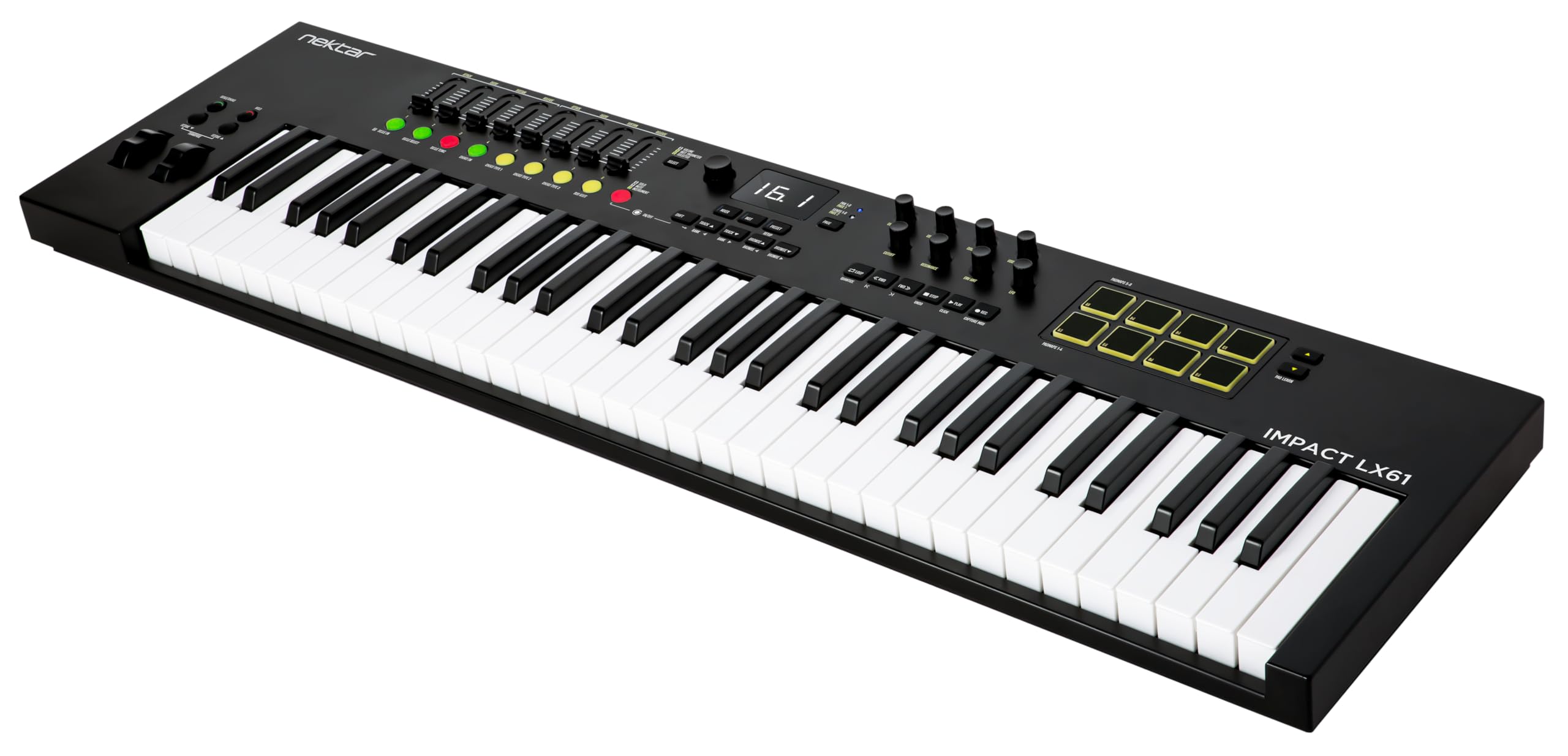 DTM・DAW Nektar Impact LX61+ Nektar Impact LX61+ Keyboard Controller, MultiColored,Dark