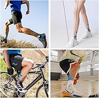 Vista 7 de IEADEN Cinta de kinesiología precortada para tendón de Aquiles, 10 unidades, cinta atlética para alivio de tendinitis de Aquiles, soporte del tendón