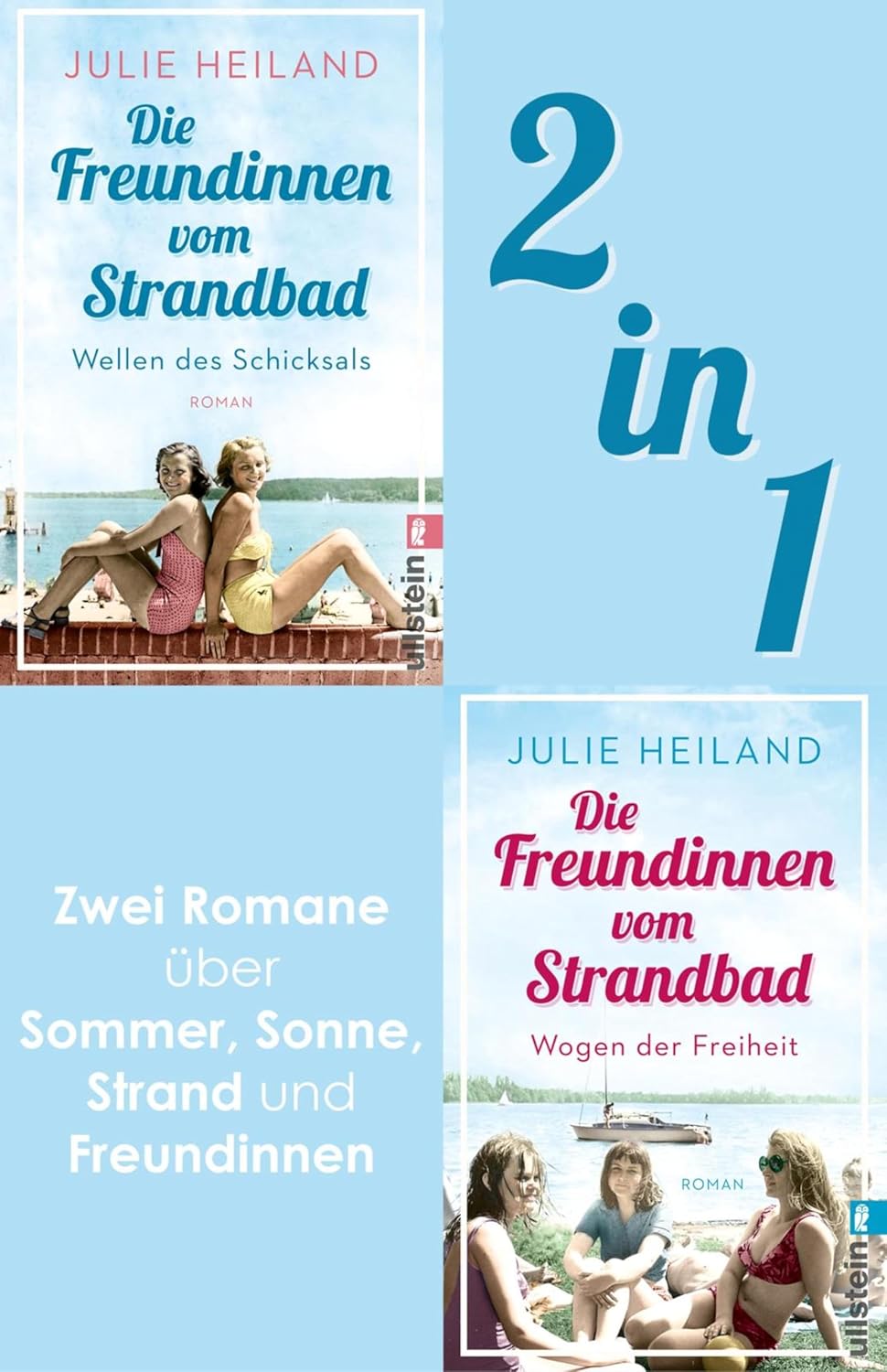 Die Freundinnen vom Strandbad: Wellen des Schicksals // Wogen der Freiheit: Die Müggelsee-Saga Band 1 & 2 | Zwei Romane über Sommer, Sonne, Strand und Freundinnen (German Edition)      Kindle Edition