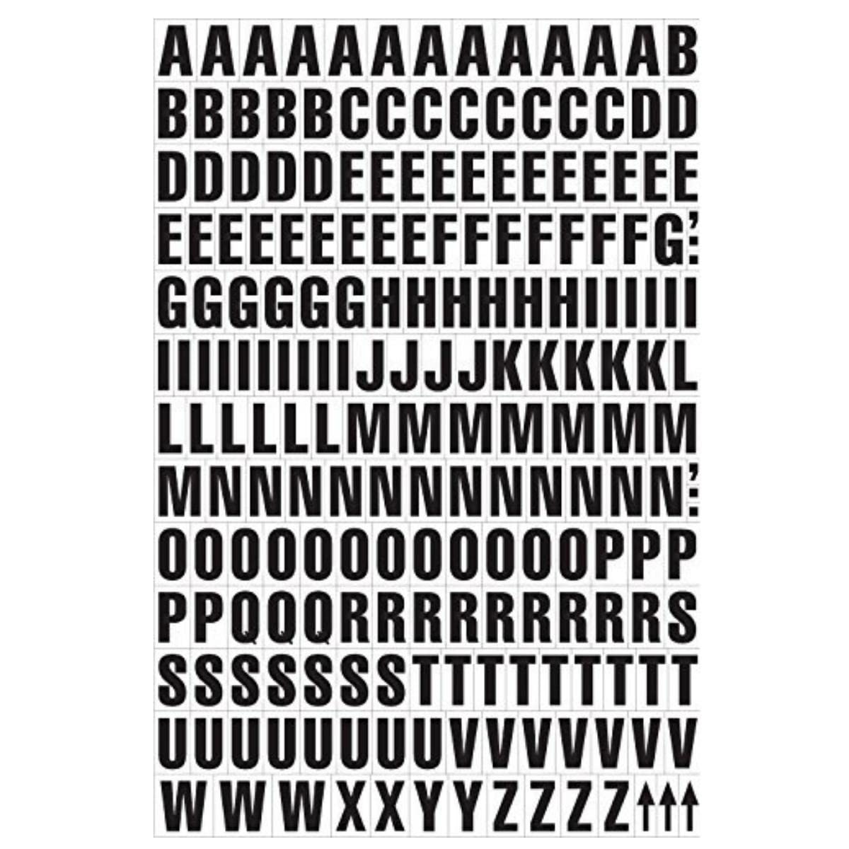 Magnetic Mixed Letters, Ideal for Use on Shelving or Racking Beams or Any Magnetic Surface - H.23mm - White