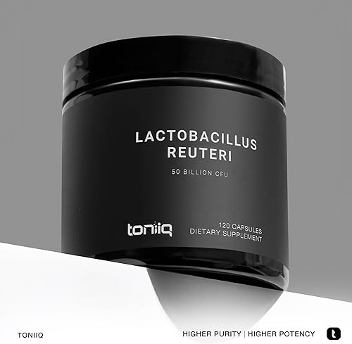Vista 4 de Toniiq 50 mil millones de UFC Lactobacillus Reuteri probiótico 50mg por porción - Probióticos L Reuteri - Probiótico Lactobacillus Reuteri