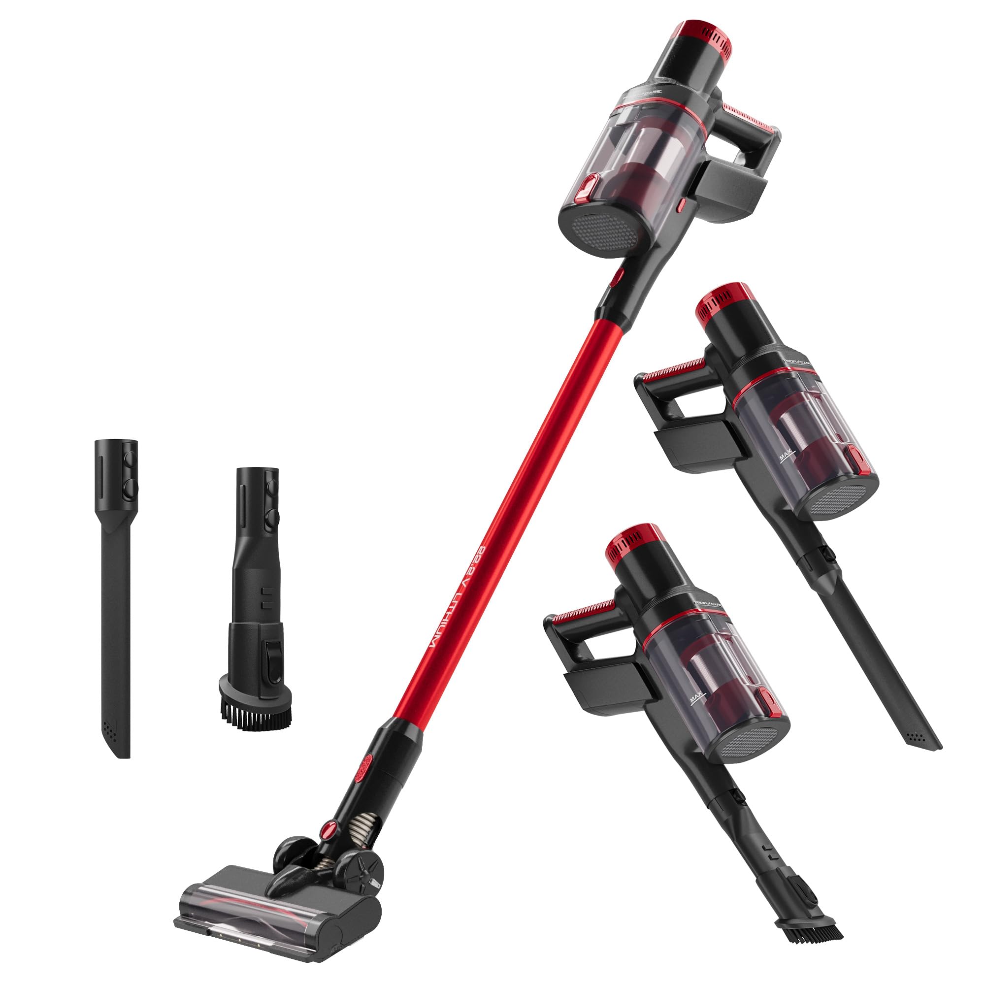 Aspirateur balai sans fil Proficare pour nettoyer toute la maison du sol au plafond