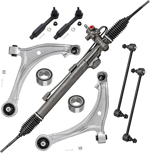 Miniatura 273 de Detroit Axle - Kit de cubos de rodamiento de rueda delantera de 6 piezas para Dodge Dart 2013-2016, Chrysler 200 2015-2017, 2 cojinetes de rueda