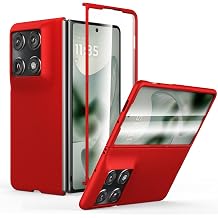 for Motorola Razr Fold 2026 Case, Frosted Feel, Hard PC Back with Screen Protector,Non-Slip Lightweight Slim Fit Full-Body Protective Cover for Moto Razr Fold 2026 Frosted Feel Red