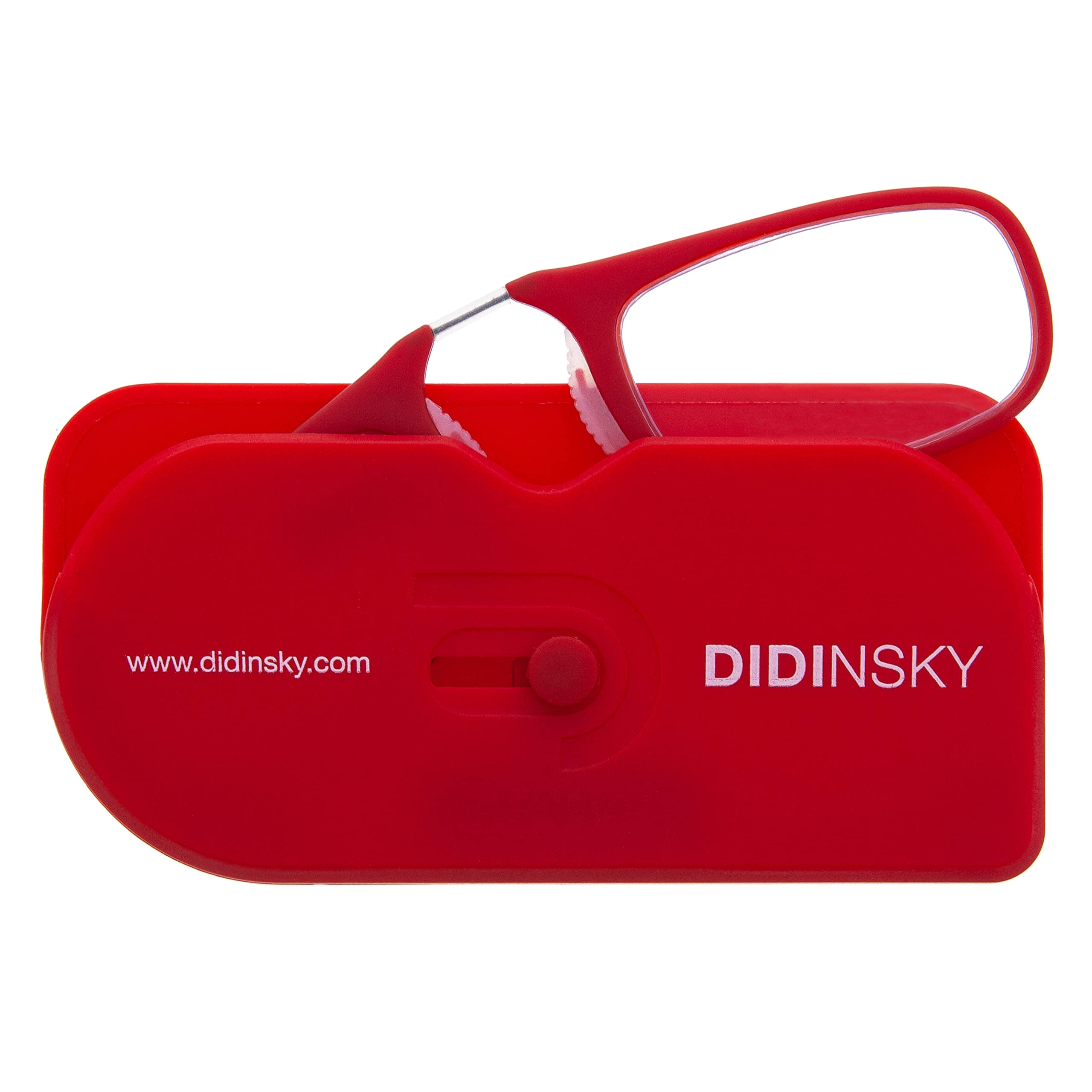 DIDINSKY DIMOMA Reading Glasses Without Temples, Graphite, 2.5