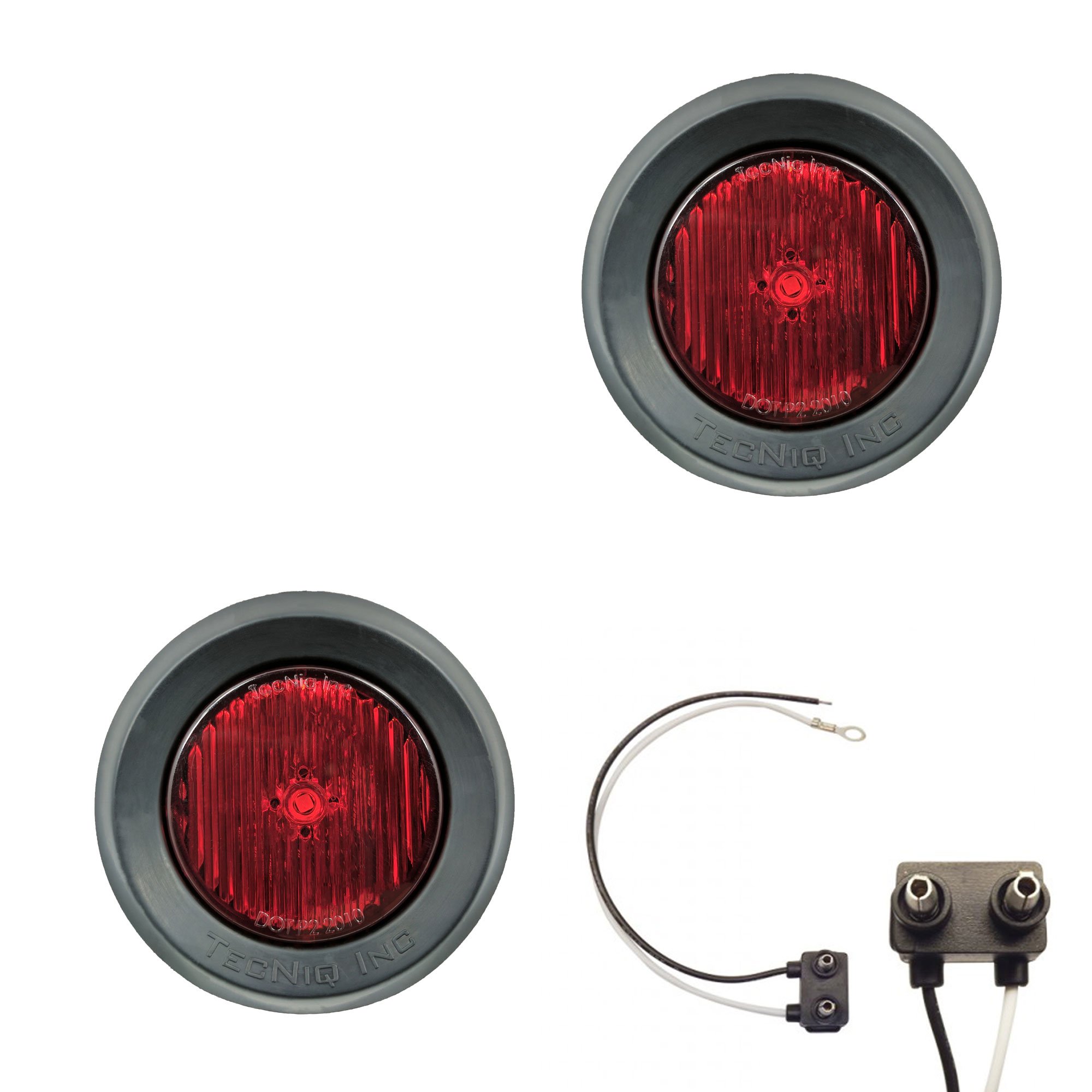 2.5" Round 10 LED Clearance Light [2 In 1 Reflector] [Polycarbonate - Foto 6