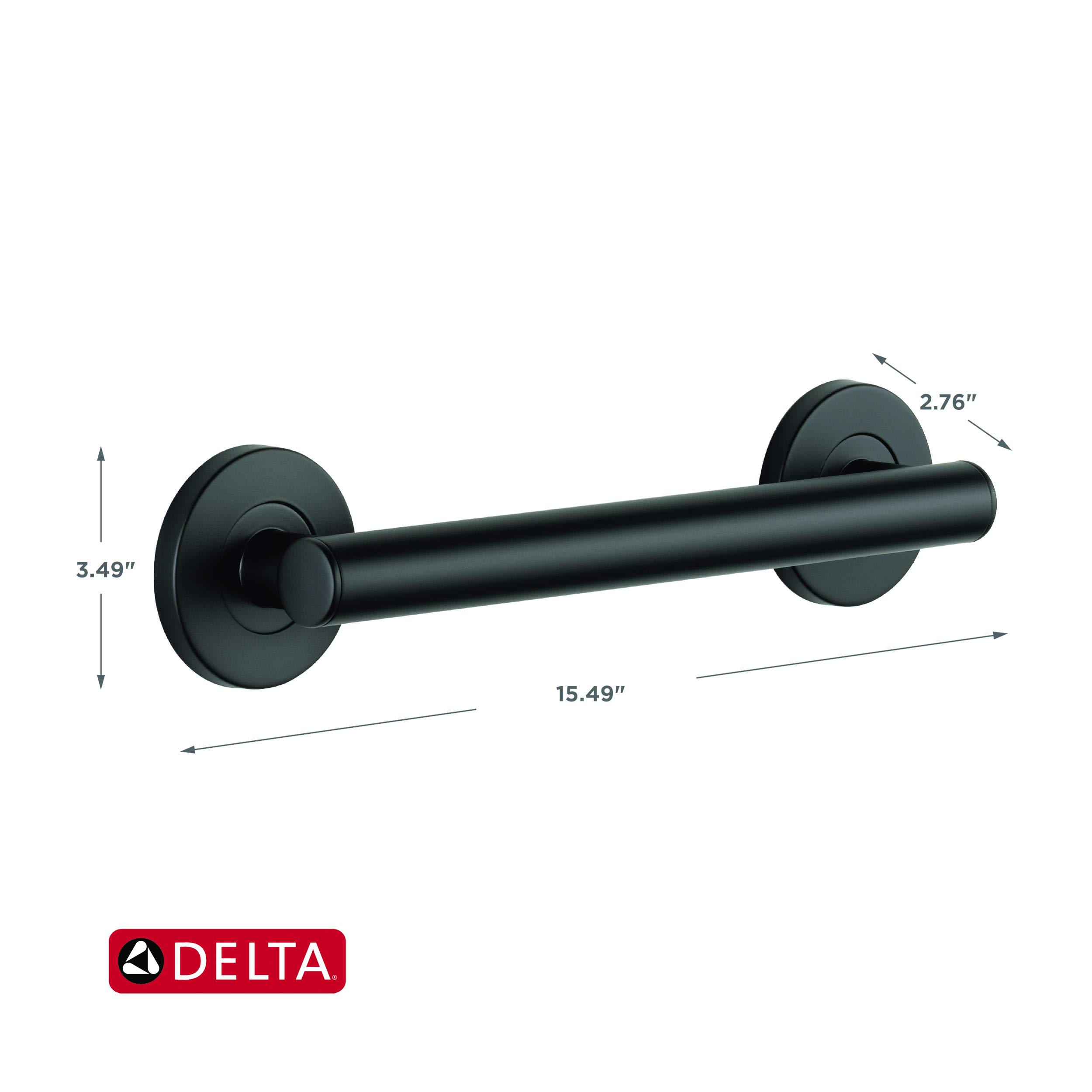 Amazon.com: Delta Contemporary (1-Pack) 12' Shower Grab Bar ADA