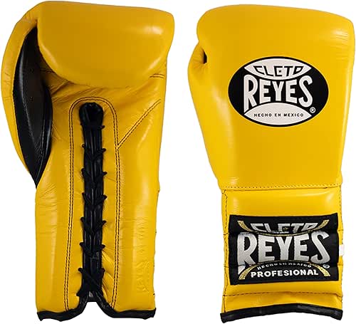 CLETO REYES Traditional Professional-Grade Boxing Gloves with Laces for Training,