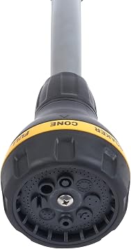 Melnor R8635 RelaxGrip 8-Pattern 15 Watering Wand, Black