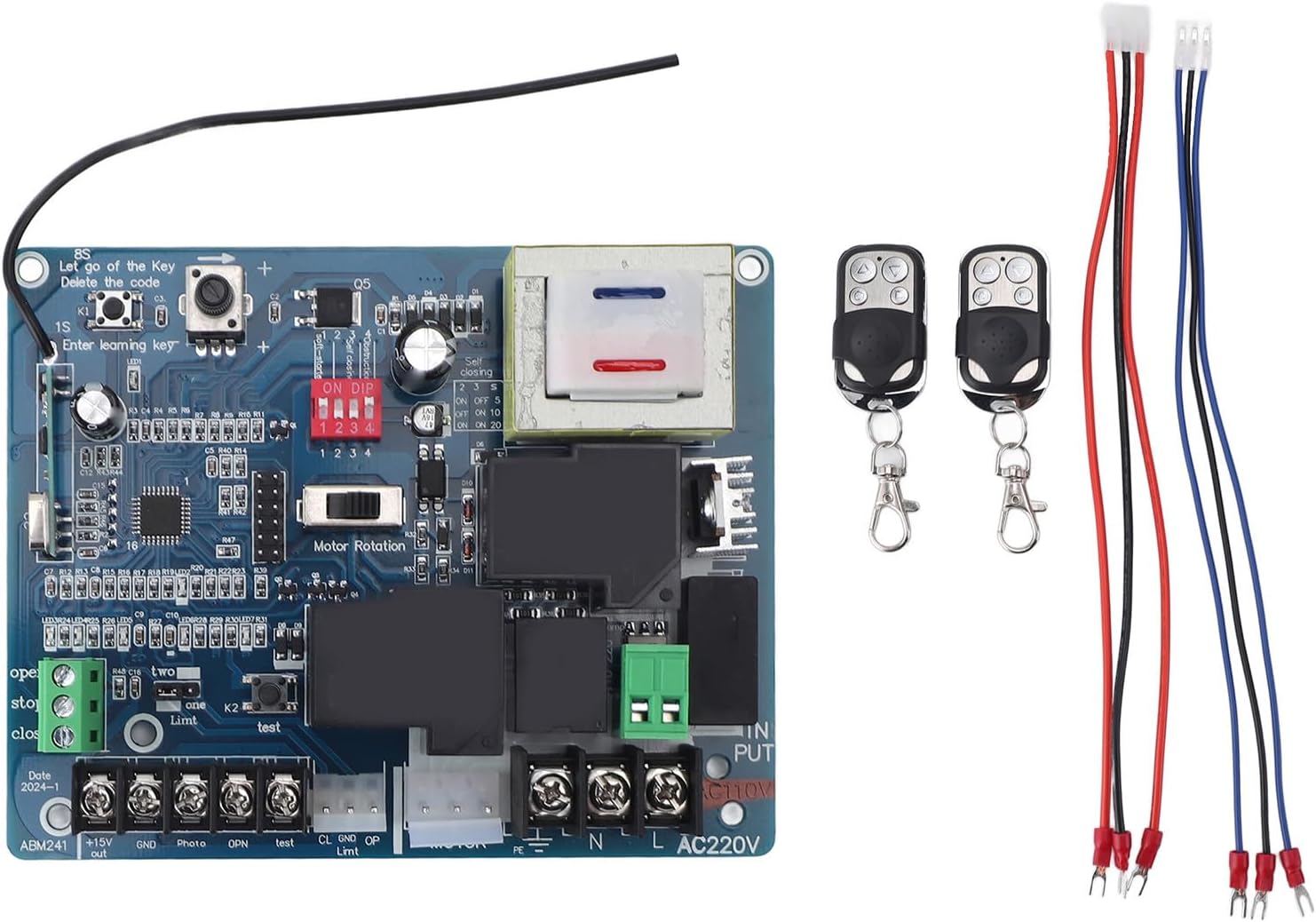 Sliding Gate Opener Control Board Remote Controllers for Schools Workplaces (220V)