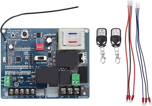 Universal Sliding Gate Opener Circuit Board, Remote Control Capability, Easy Installation, 30m Remote Control Distance, Advanced Microcomputer Control 220V