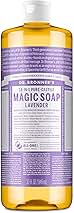 Dr. Bronner’s Pure-Castile Magic Liquid Soap - Made with Regenerative Organic Certified Oils - 18-in-1 Uses for Face, Body, Hand, Hair- Gentle on Sensitive Skin - All Natural Body Wash- Lavender, 32oz