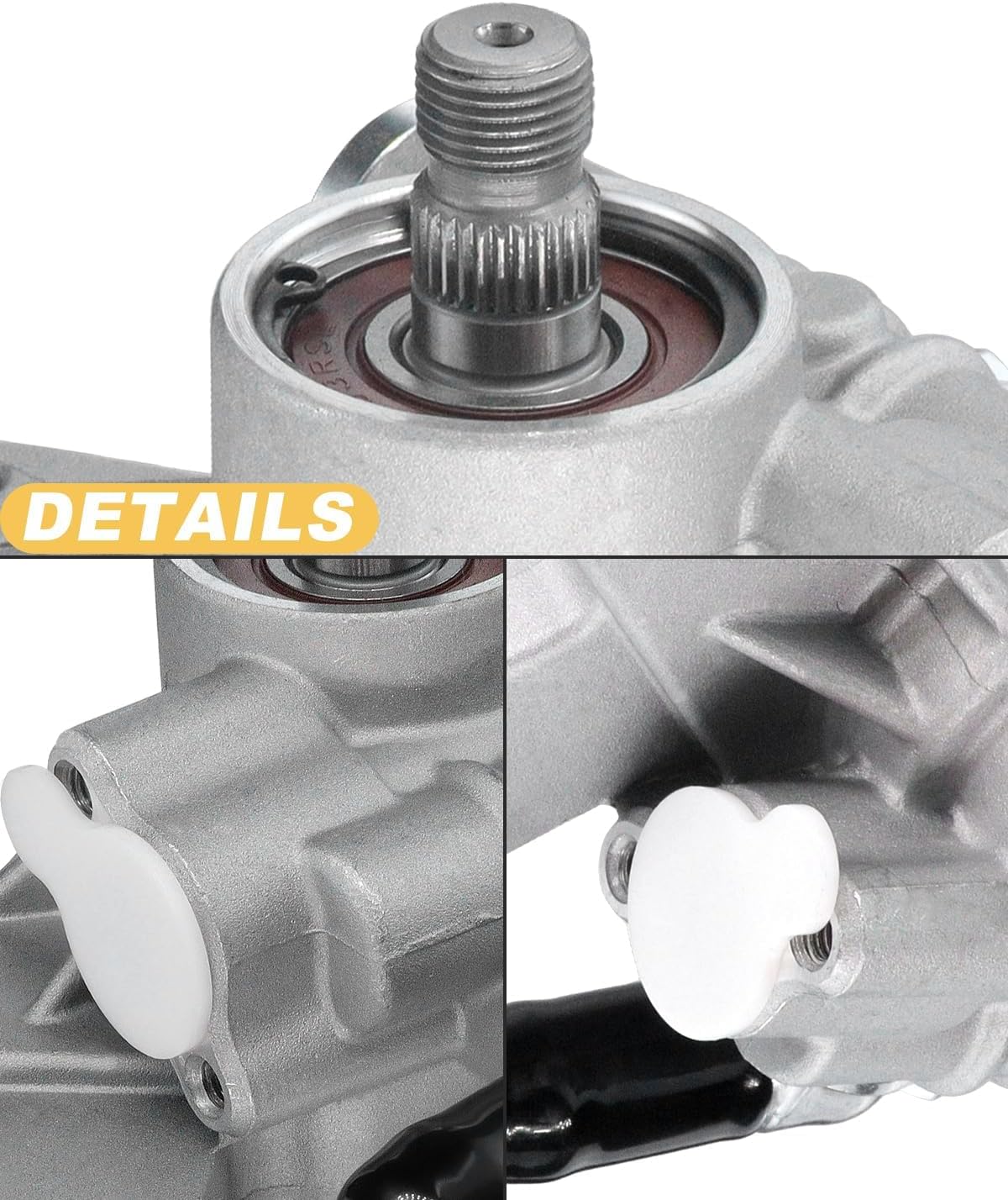 AATEE Power Steering Pump for:-Honda Civic 1996 1997 1998 1999 2000 L4 1.6L, CRV 1997 1998 1999 2000 2001 L4 2.0L, Replace# 56110P2A003, 56110P2A013, 56110P2A023, 215066