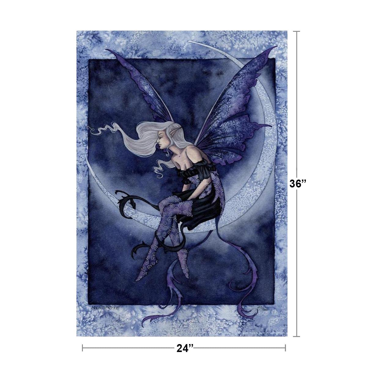 Amazon.com: Moon Sprite by Amy Brown Cool Wall Art Print Poster 