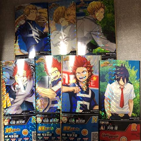 Amazon Co Jp ヒロアカ 僕のヒーローアカデミア ヒロバト 天喰環 切島鋭児郎 尾白猿夫 ヒーローズバトルラッシュ カード ホビー 通販