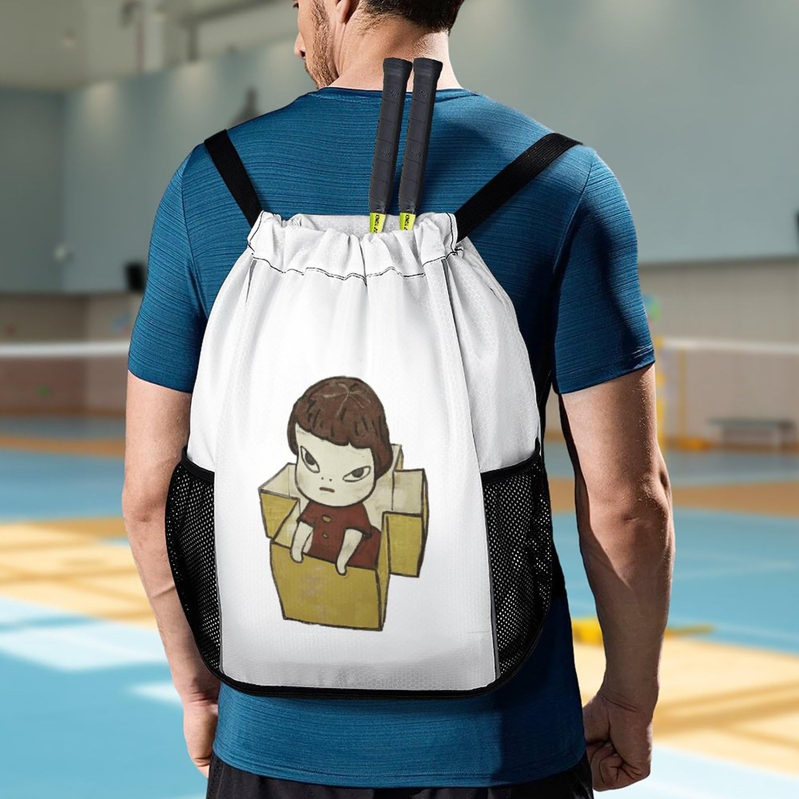 Amazon.co.jp: 奈良美智 トレーニングバッグ スポーツバッグ サック 