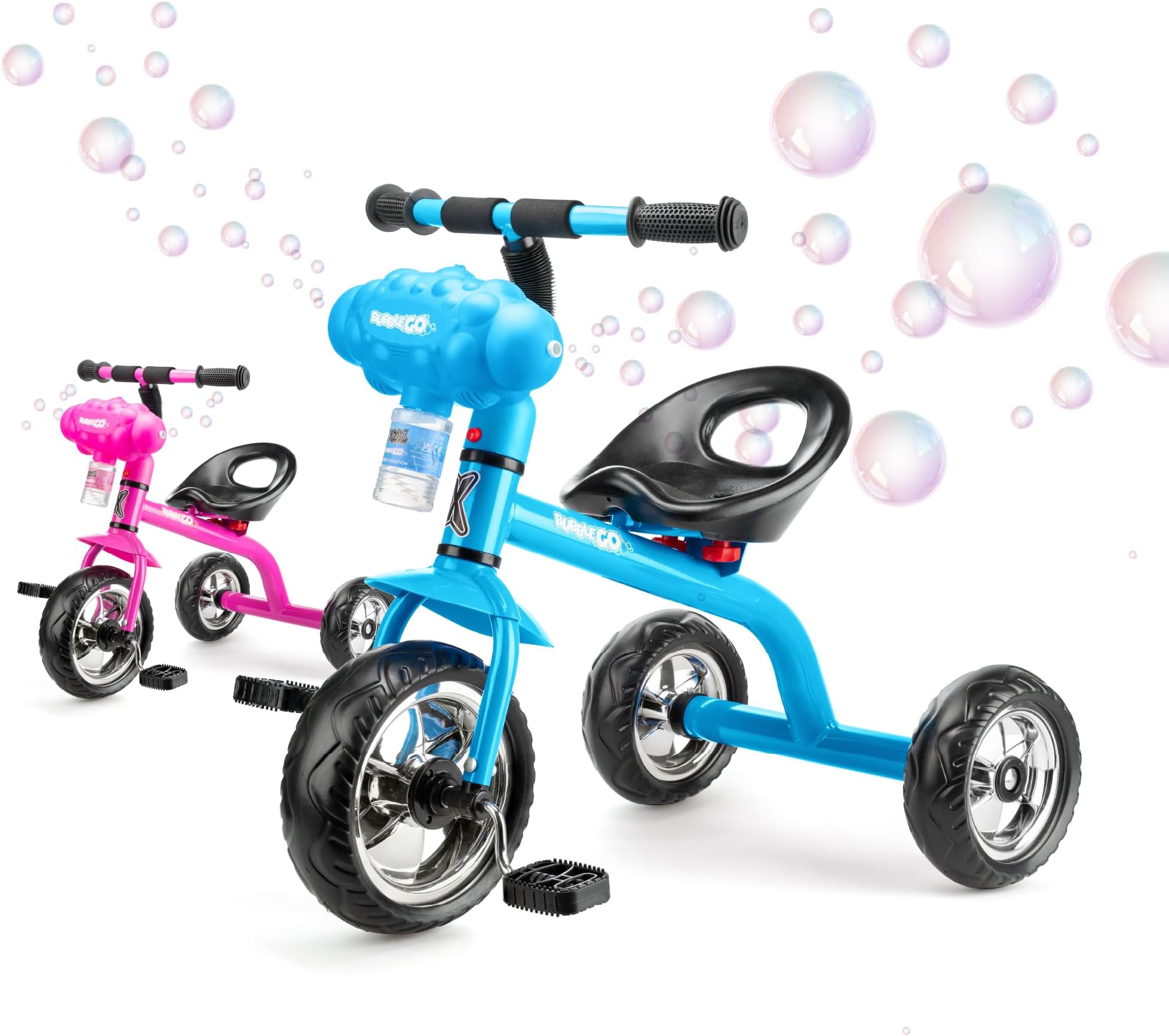 Bubble Go Trike for Kids, 3 Wheel Bike for Toddlers with Bubble Machine, Age 3+, Multiple Colours