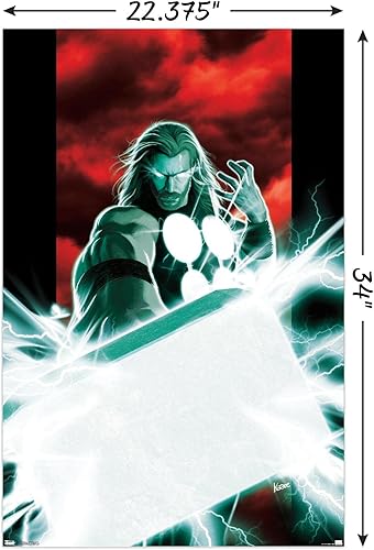 Miniatura 40 de Trends International Marvel Comics - Thor - Mjolnir Wall Poster, 14.725" x 22.375", Premium Unframed Version