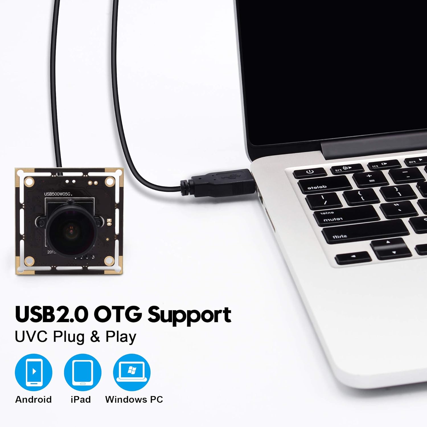 Best Review SVPRO 5MP USB Camera Module, Wide Angle 170 Degree Fisheye Mini Camera Board Aptina CMOS Sensor USB Camera Module UVC Support Windows Android Linux Mac for Robot/Research/Medical/Industry