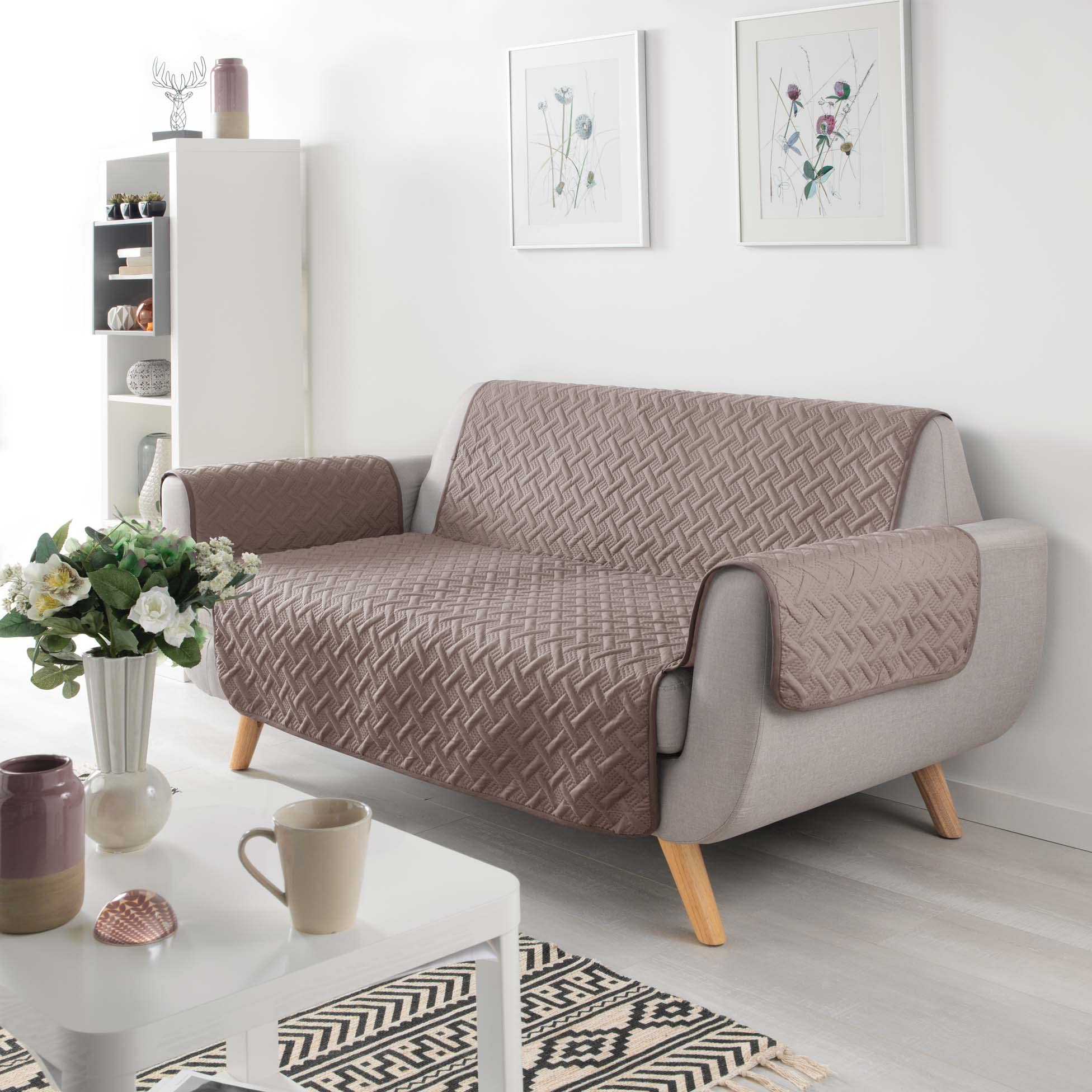 Divani.store Divano moderno in microfibra smacchiabile 186 cm Petrolio