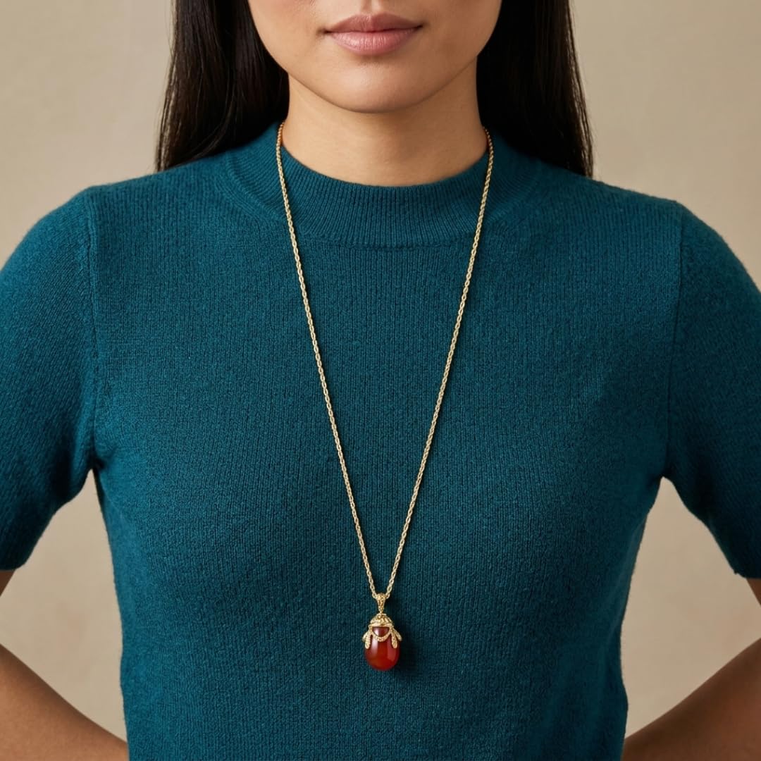 Amazon.com: 1928 Jewelry Women's 30-Inch Semi-Precious Carnelian