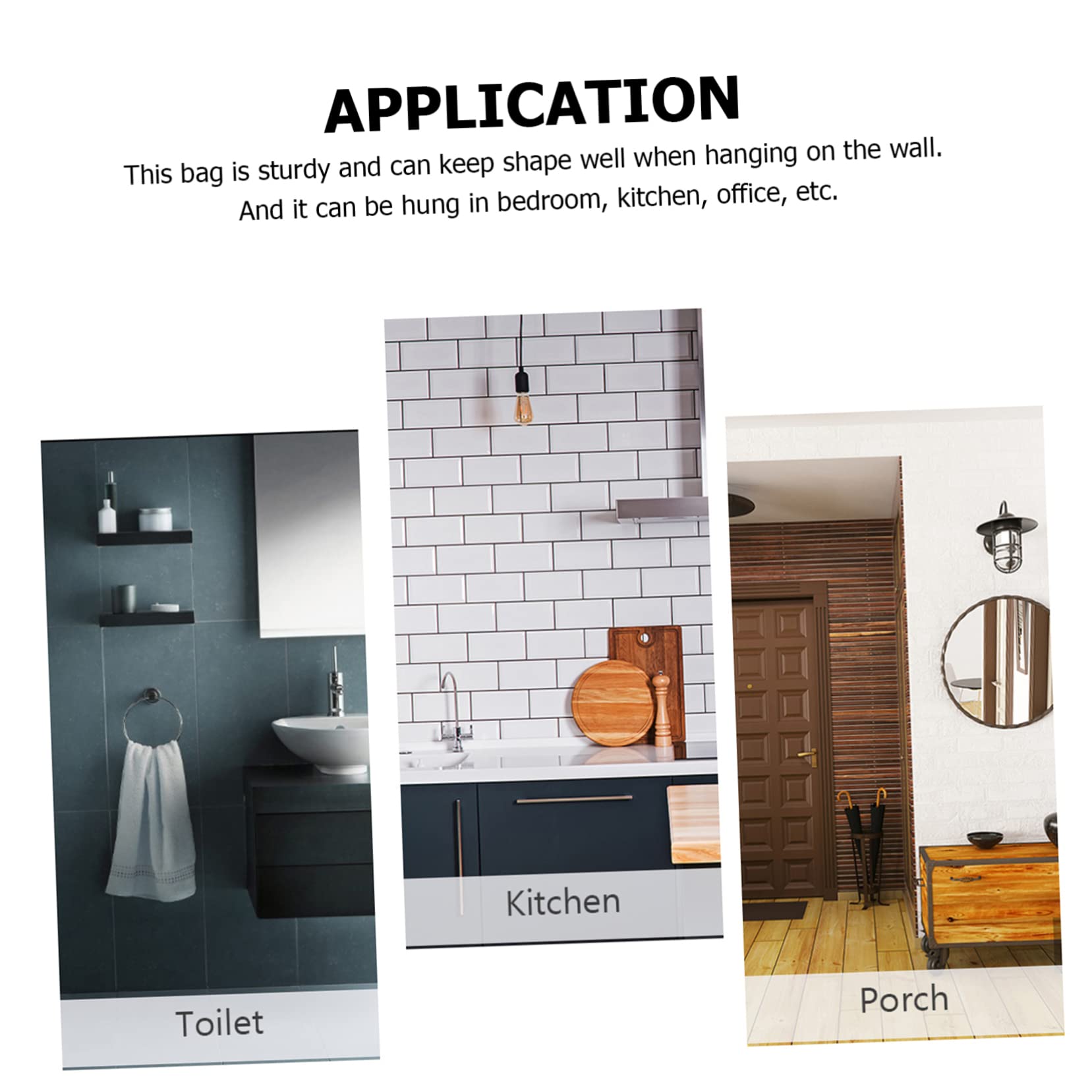 SOLUSTRE Door Organizer Hanging over The Door Organizer Easy Install Storage Pouch Store Shoes Medicine Boxes Glasses Bags Socks