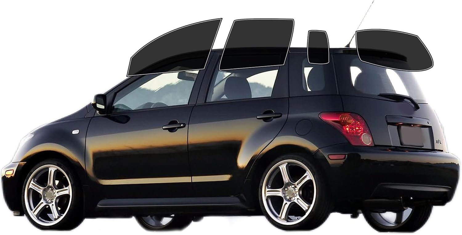 AUTOTEK Precut All Sides Windows Tint Film Cars Sun Blocking Protection Privacy Anti Shatter Glass Film Any Tint Shade kit for Scion XA 2004-2007