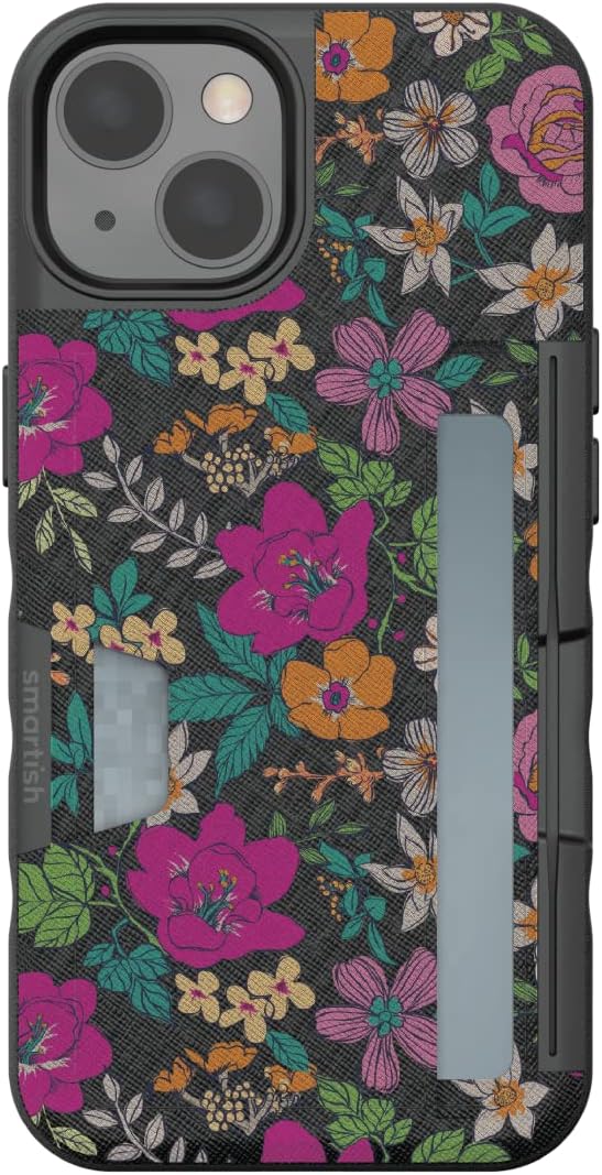 Smartish - Its a Jungle - iPhone 14 Wallet Case - Wallet Slayer Vol 2 [Slim + Protective Kickstand] Credit Card Holder - Fits iPhone 14