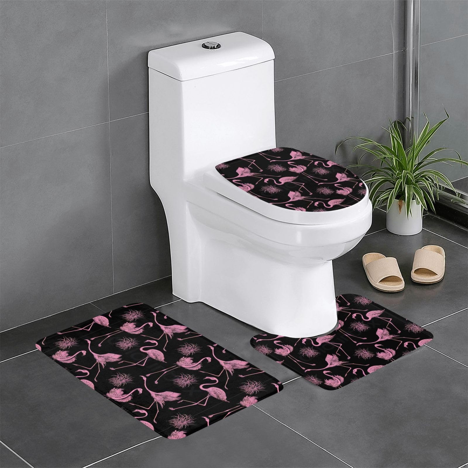 Alfombras de baño antideslizantes de felpa para solucionar el suelo frío y húmedo con estilo
