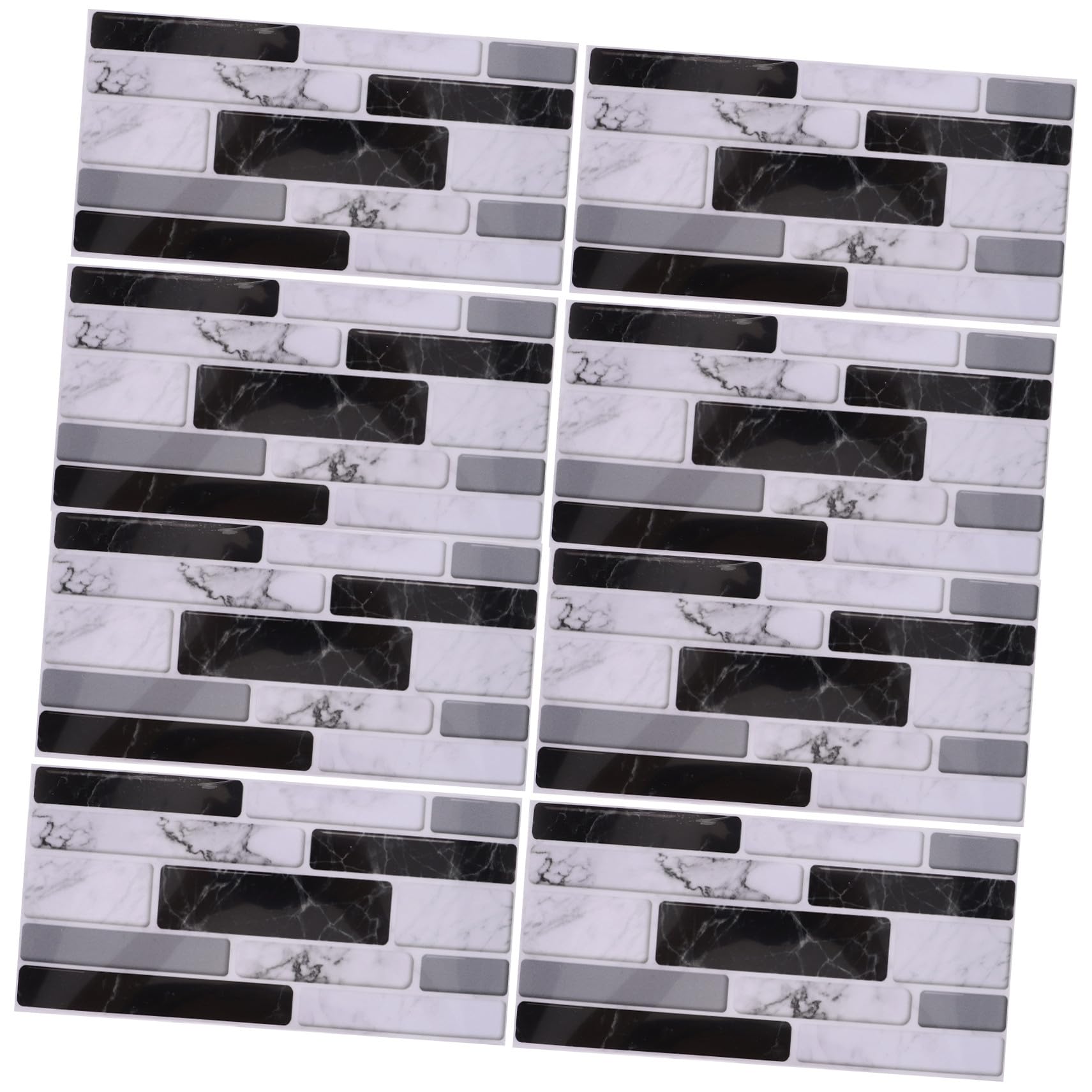 Gatuida 27piezas Azulejos de Pared Imitación Mármol Autoadhesivo para Cocina Sala de Estar Dormitorio de Resistente al Agua