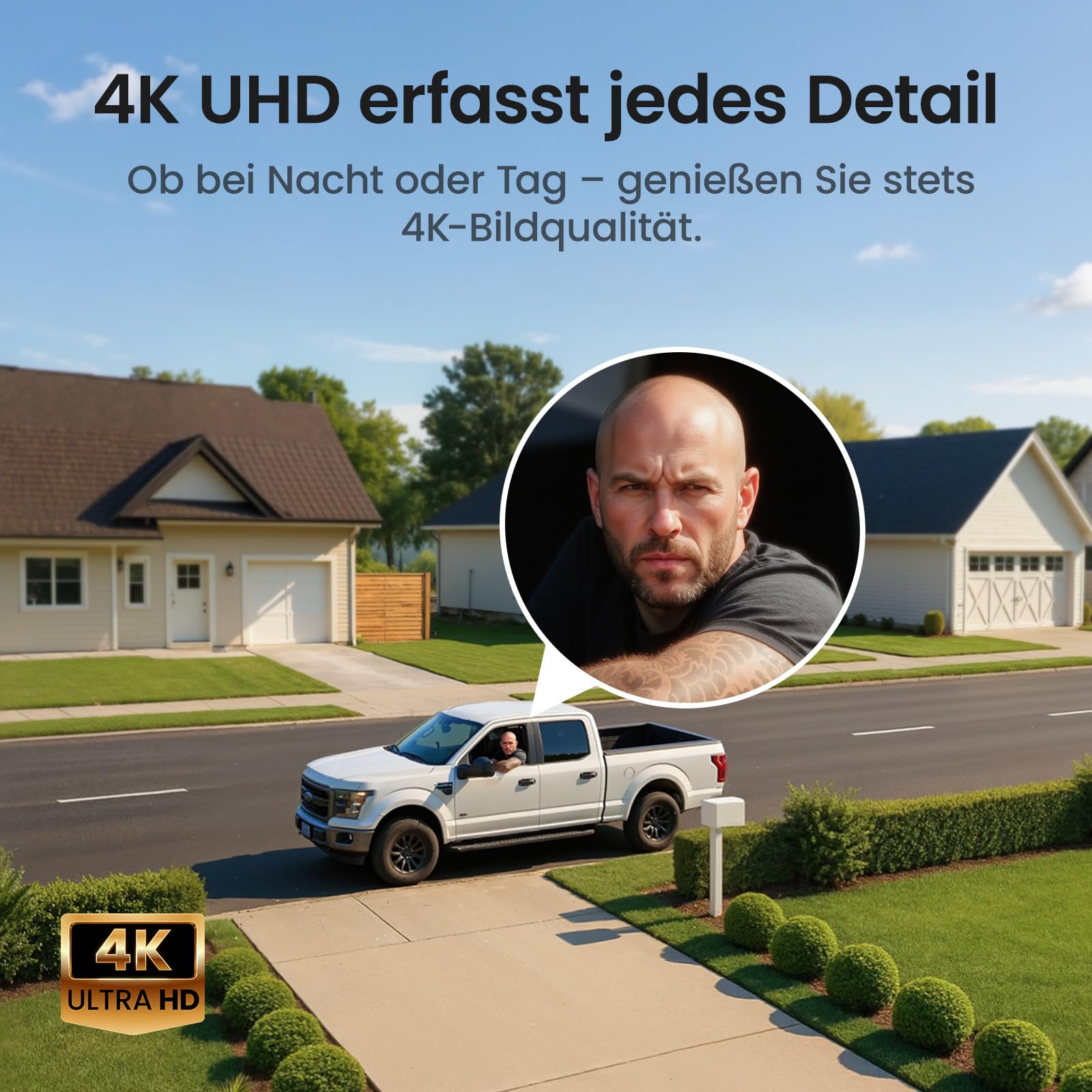 aosu T2 Ultra Zestaw 4 Kamer Solarnych 4K UHD WiFi — 360° Obrót, Auto-Tracking, Kolorowa Noktowizja, Stacja aosuBase 2.0, bez Abonamentu — miniatura 5