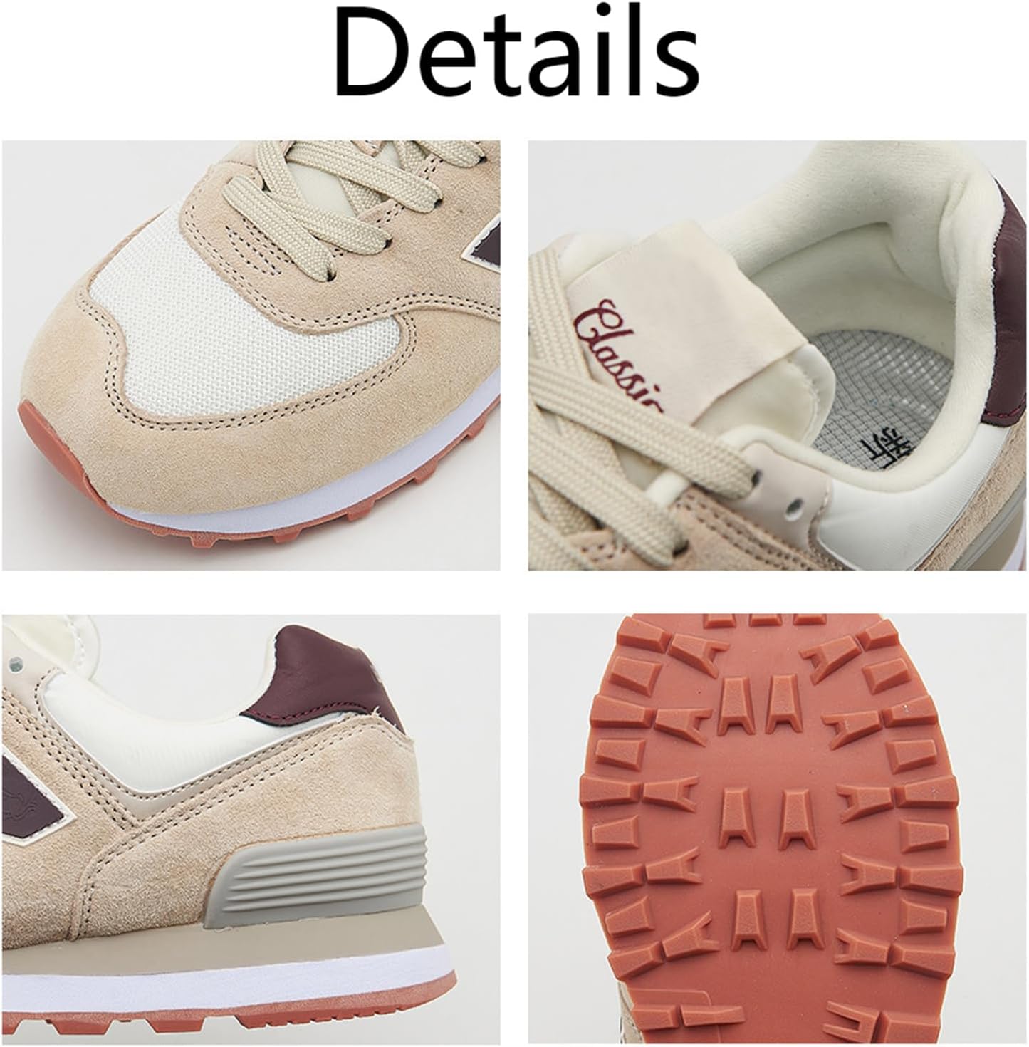 Unisex Fashion Suede Sneakers for Women's Outdoor Running Shoes Men's Classic Indoor Non-Slip Casual Walking Sports Shoes - Image 6