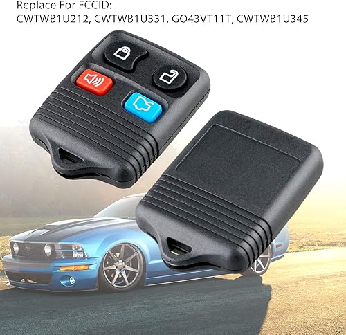 Miniatura 3 de 2 llaves de repuesto para Ford Explorer Mustang Focus Expedition Escape 1998-2013 FCC ID PN CWTWB1U345, CWTWB1U212, CWTWB1U331, GQ43VT11T