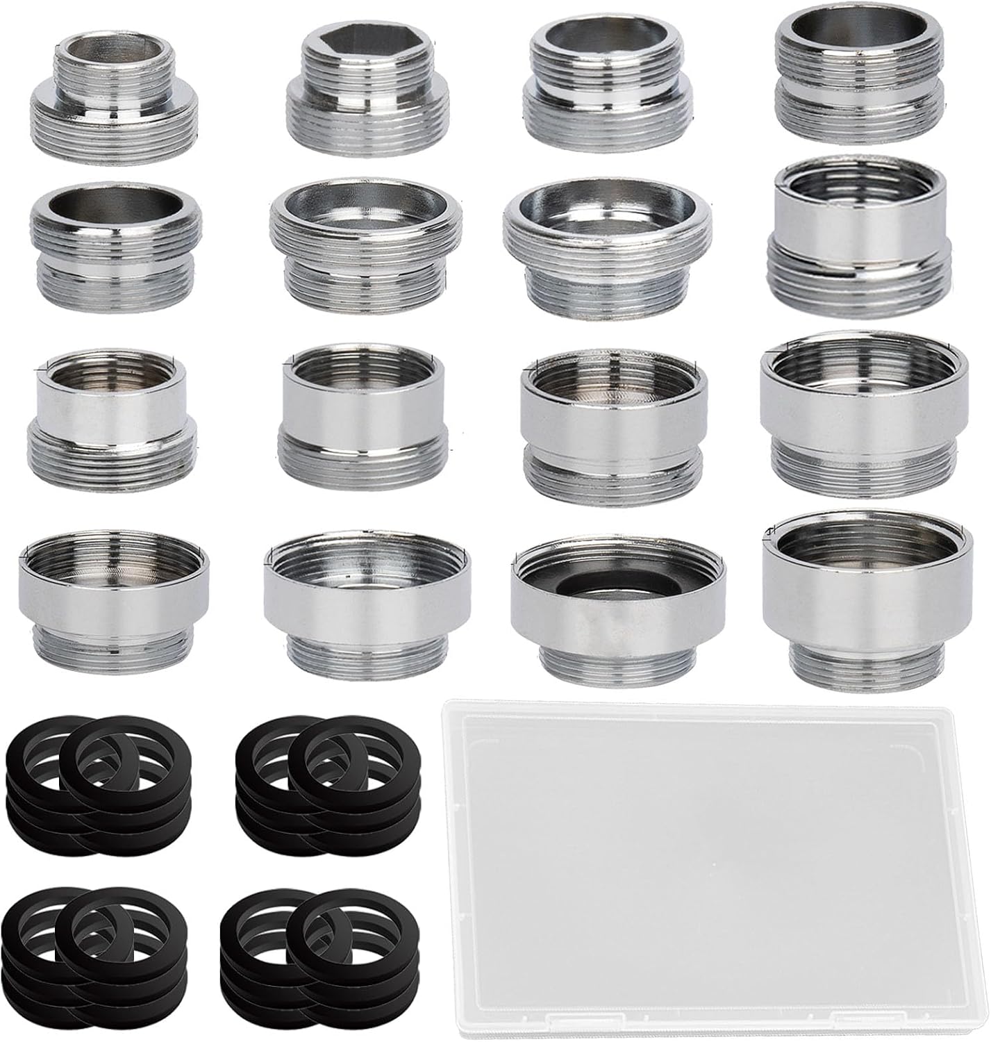 16 Water Connection Adapter FORMVERSITY Tap Adapter M18 to M22 Adapter Tap Tap Adapter with Thread Kit Reducer Tap Attachment