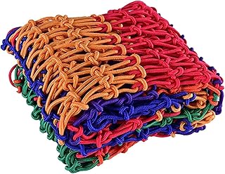 HXRW Climbing Net for Kids Strong Protective Safety Net Cargo Net Color Decorative Net Anti-Fall Protection Net Kids Playground&Playground Sets for Backyards (Size : 2 * 2m(6.6 * 6.6ft))