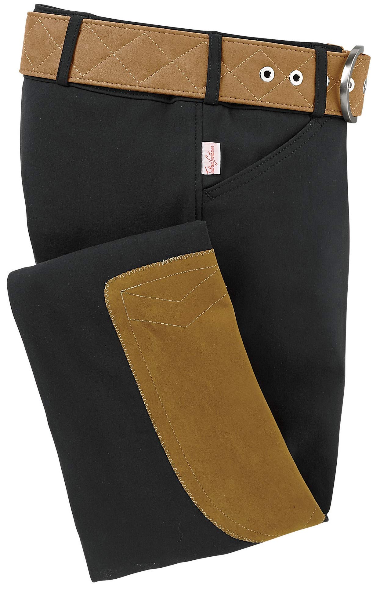 Tailored Sportsman The Vintage Low-Rise Breech, 30, Black/Tan