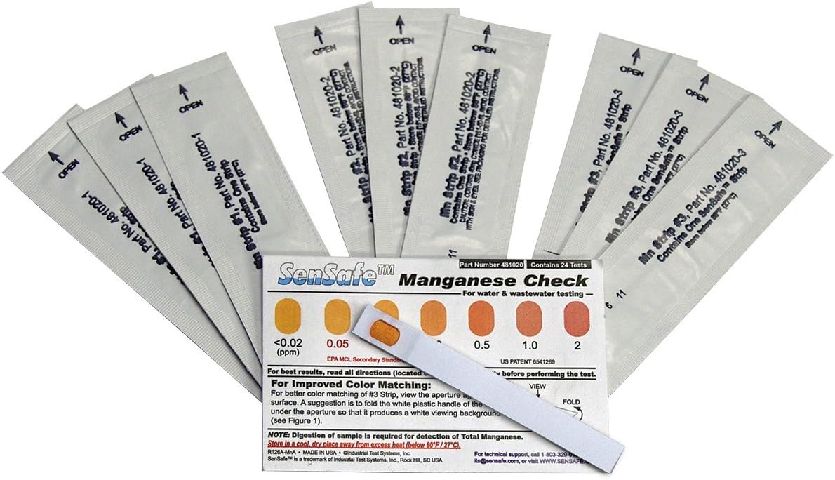 Industrial Test Systems 481020 SenSafe Manganese Test